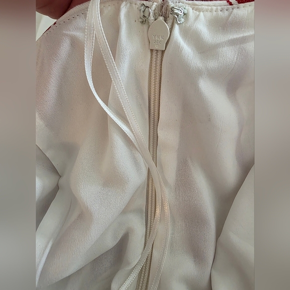 Banana Republic Asymmetrical One Shoulder Layered Striped Dress- Size 8 - Picture 5 of 6